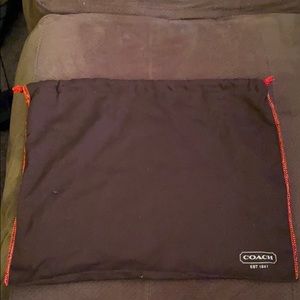 Coach drawstring bag cover